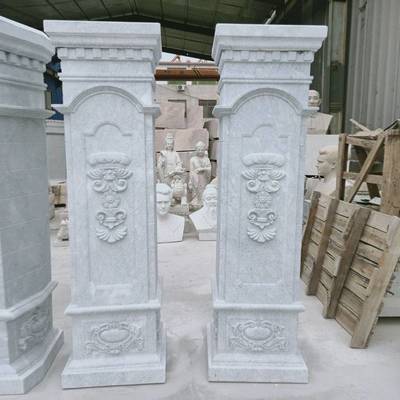 歐式石雕門柱 融合藝術與實用的建筑裝飾